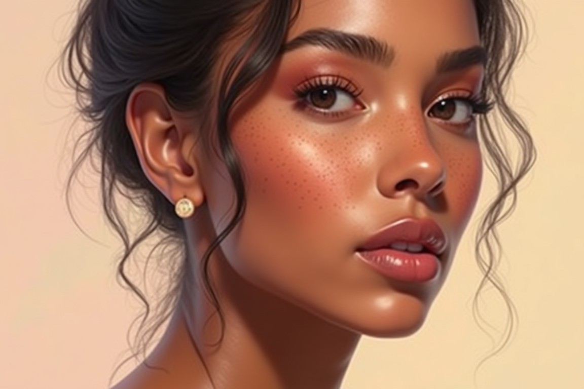 آرایش صورت گرد