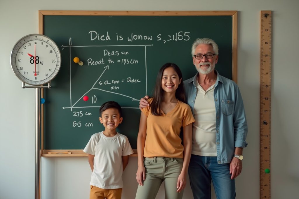 محاسبه قد و وزن مناسب